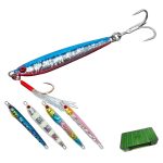 Combo x5  Πλάνοι Ψαρέματος NOEBY Metal Jig 21gr 28gr 40gr και Θήκη Μεταφοράς (M) Sea Life Fishing - Image 2