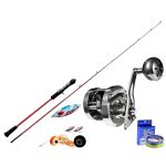 Combo Ψαρέματος NOEBY Slow Jigging Tai Rubber Καλάμι Leisure K5 και Μηχανισμός Gainers - Image 2