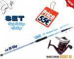 Set Surf Casting Oceanic Lumino 3.60m / c.w: 80-150gr + Sensei Rocket 50