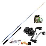 Σετ Ψαρέματος Tai Rubber / Καθετής Καλάμι Oceanic Maximo 1.90m / c.w:8-15lb Fuji Guides και Μηχανισμός NOEBY Leisure Power 7.5:1 / Max Drag 13kg - Image 2