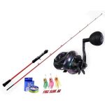 Σετ Ψαρέματος Tai Rubber Καλάμι NOEBY Leisure k5 1.83m c.w: 30-300gr και Μηχανισμός NOEBY 2000Z Max Drag 12kg - Image 2