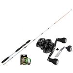 Σετ Ψαρέματος Tai Rubber Καλάμι Oceanic Aegean 1.95m c.w:40-150gr και Μηχανισμός NOEBY LEISURE POWER Max Drag 13kg - Image 2