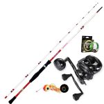 Σετ Ψαρέματος Tai Rubber Καλάμι Oceanic Tai Cast 2.00m c.w 60-150gr και Μηχανισμός NOEBY LEISURE X5 Max Drag: 15kg - Image 2