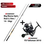 Combo Spinning Robinson Big Mama Spin Rod 270 / 14 – 56gr + Robinson FD Talisman 3010