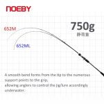 Σετ Ψαρέματος Slow Jigging NOEBY Καλάμι Nonsuch Και Μηχανισμός  JG 1500 - Image 15