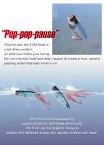 Τεχνητό Δόλωμα  NOEBY Bloop Bloop Popper 105mm 24gr - Image 11