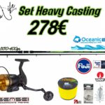 Σετ Ψαρέματος Heavy Casting Καλάμι Oceanic Stelth I και Μηχανισμό Sensei Soltera