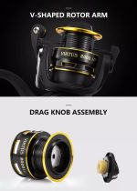 Σετ Ψαρέματος LRF Καλάμι Robinson Cougar και Μηχανισμό RYOBI Virtus - Image 6