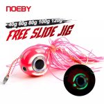 Combo Τεχνητών Tai Rubber NOEBY Free Slide Jig  και Θήκη Μεταφοράς Sea Life Fishing - Image 14
