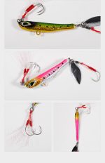 Πλάνοι Ψαρέματος NOEBY Casting Blade Jig Combo x4 και Θήκη τεχνητών M Sea Life Fishing - Image 7