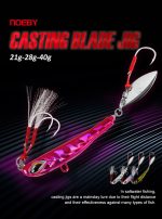 Πλάνοι Ψαρέματος NOEBY Casting Blade Jig Combo x4 και Θήκη τεχνητών M Sea Life Fishing - Image 13