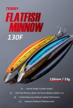 Τεχνητό Δόλωμα NOEBY Flatfish minnow 130Floating 13cm  23gr - Image 10