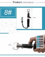 Noeby 22cm Fishing Gripper Portable Stainless Steel Fish Lip Controller Handle Grab Fishing Tackle Plier Holder for Fishing Tool - Image 7