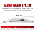 Τεχνητό Δόλωμα NOEBY Jerk Minnow 110s 19gr - Image 11