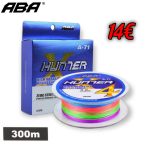 Νήμα Ψαρέματος ABA HUNTER 4X 300m Multicolor