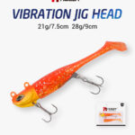 Noeby Vibration Jig Head Σιλικόνη 7.5cm 21gr