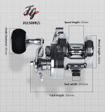 Σετ Ψαρέματος Slow Jigging Ζοκα Καλάμι NOEBY LEISURE 1.96m C,W: 30-260 / 100 - 350gr και Μηχανισμός NOEBY JG 1500 / 2500 Max Drag 15kg / 25kg - Image 3