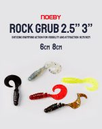 NOEBY Rock Grub Σιλικόνες χελάκια Ψαρέματος LRF 6cm - Image 4
