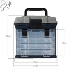 Βαλιτσάκι - Εργαλειοθήκη Ψαρέματος 27 x 26 x 17 cm - Image 2