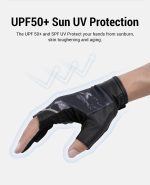 Γάντια Ψαρέματος NOEBY 3 Half Finger Color: Black / Size: M / L - Image 5