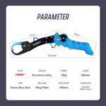 NOEBY Αναδιπλούμενη πιάστρα - Grip Aluminium alloy Color: Blue / Green / Red - Image 3