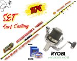 Σετ Ψαρέματος Surf Casting Καλάμι Oceanic Assasin και Μηχανισμός RYOBI PRO SKYER