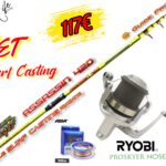 Σετ Ψαρέματος Surf Casting Καλάμι Oceanic Assasin και Μηχανισμός RYOBI PRO SKYER