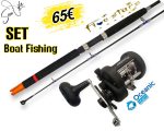 Σετ Ψαρέματος Boat Καλάμι Five Stars και Μηχανισμός Oceanic Spider