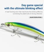 Τεχνητό Δόλωμα NOEBY Heavy Minnow ELECTROPLATING 110mm 36gr - Image 5