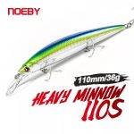 Τεχνητό Δόλωμα NOEBY Heavy Minnow ELECTROPLATING 110mm 36gr - Image 10