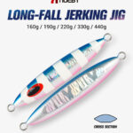 Πλάνος Ψαρέματος Slow Jigging NOEBY LONG-FALL JERKING JIG 160gr / 190gr