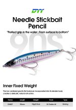 Τεχνητό Δόλωμα DYY NEEDLE STICKBAIT PENCIL 90mm/18gr - Image 3