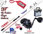 Σετ Ψαρέματος Tai Rubber Καλάμι NOEBY Leisure k5 και Μηχανισμός NOEBY 2000Z