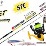 Σετ Ψαρέματος Spinning Καλάμι Robinson Power Flex και Μηχανισμό Sensei Legend