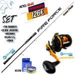 Σετ Ψαρέματος All Around Boat Fishing Καλάμι Oceanic Fire Force και Μηχανισμός Oceanic HERMES