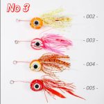 Combo Τεχνητών Tai Rubber NOEBY Free Slide Jig  και Θήκη Μεταφοράς Sea Life Fishing - Image 5