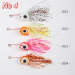 Combo Τεχνητών Tai Rubber NOEBY Free Slide Jig  και Θήκη Μεταφοράς Sea Life Fishing - Image 6