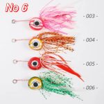 Combo Τεχνητών Tai Rubber NOEBY Free Slide Jig  και Θήκη Μεταφοράς Sea Life Fishing - Image 8