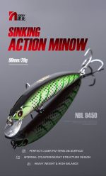 Τεχνητό Δόλωμα NOEBY Sinking Action Minnow 90mm 29gr - Image 12