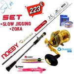 Σετ Ψαρέματος Slow jigging Zoka Καλάμι NOEBY LEISURE 1.96m c.w:30-260gr - 100-350gr και Μηχανισμός Oceanic ZEUS