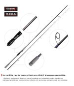 Καλάμι Ψαρέματος NOEBY KEEN FORCE Carbon Spinning-L.R.F Rod 2.24m / 2.29m - CW: 1-6gr / 2-10gr - Image 6