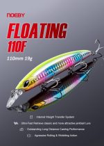 Τεχνητό Δόλωμα NOEBY Floating Minnow 110F 19gr / 11cm - Image 10