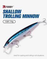 NOEBY Shallow Trolling Minnow Συρτής / Spinning 12.5cm - 19gr