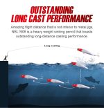 NOEBY Ballista Sinking Pencil 80mm / 14gr - Image 3