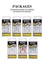 Σαλαγκιές NOEBY Hi Carbon Steel Japanese Treble Hook - Image 4