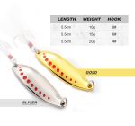 Κουταλάκια Ψαρέματος NOEBY Metal Spoon Fishing 5.5cm / 10gr - 15gr - 20gr - Image 5