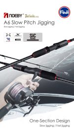 Καλάμι Ψαρέματος Slow Jigging Speed Jigging Ζοκα NOEBY Infinite A6 Carbon 1.91m CW:150 - 350gr Fuji Guides Max Drag:21kg