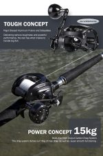 Σετ Ψαρέματος Slow Jigging Καθετής Καλάμι NOEBY Leisure Slow Jigging 1.96m c.w:30-260gr και Μηχανισμός NOEBY X5 Max Drag 15kg - Image 11
