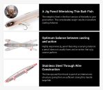 NOEBY VARIABLE JIG PENCIL 130mm 38gr - Image 6