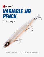 NOEBY VARIABLE JIG PENCIL 130mm 38gr